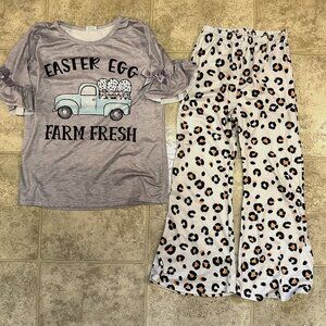 Girls Easter boutique outfit